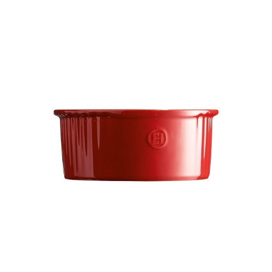Ceramic souffle baking dish, 23 x 21,5 cm/2,2 l, Burgundy - Emile Henry