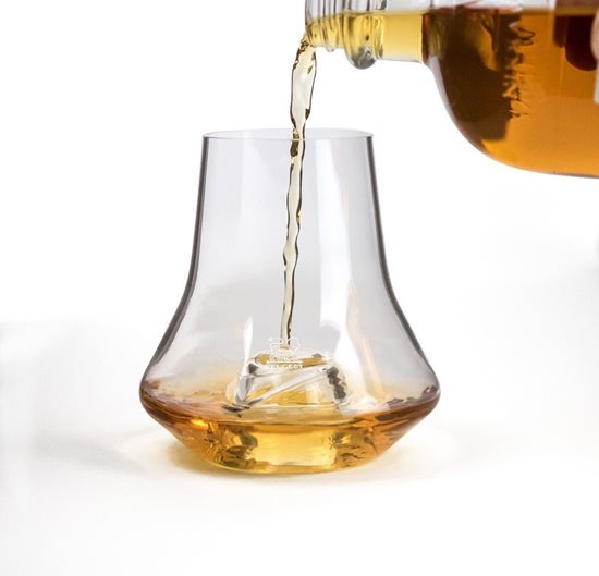 Whiskey glass, 380 ml, "Les Impitoyables", with cooling base - Peugeot
