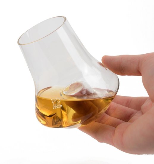 Whiskey glass, 380 ml, "Les Impitoyables", with cooling base - Peugeot