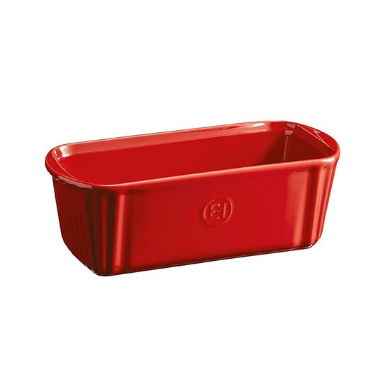 Ceramic cakes baking dish, 24 x 11 cm/0.98 l, Burgundy - Emile Henry