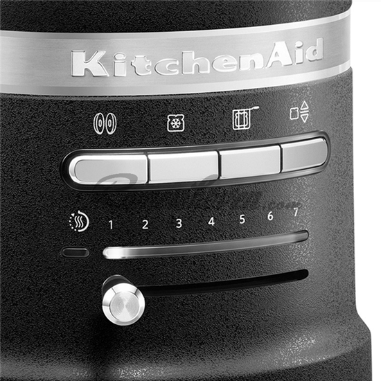 2 spraugu tosteris, Artisan@, 1250 W, krāsa "Cast Iron Black" — zīmols KitchenAid