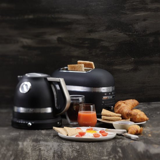 2-slotový toustovač, Artisan@, 1250 W, barva "Cast Iron Black" - značka KitchenAid