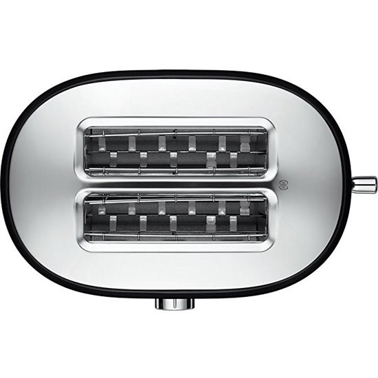 2-slot toaster, manual control, 1200W, "Contour Silver" color - KitchenAid brand