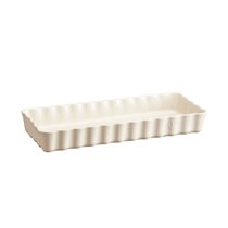 Ceramic baking dish for tarts, 36 x 15 cm/1.3 l, <<Clay>> - Emile Henry