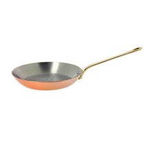 Professional frying pan, copper, 28 cm - "de Buyer" brand