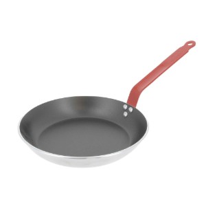 Pánev s nepřilnavým povrchem, 28 cm, "CHOC HACCP", červená - de Buyer