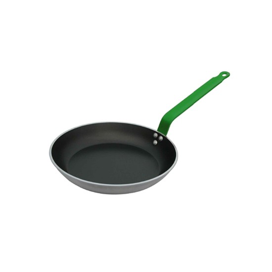 Non-stick pan, aluminum, 20 cm, "CHOC HACCP", green - de Buyer