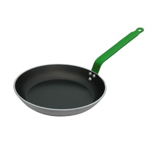 Non-stick frying pan, aluminum, 28 cm "CHOC HACCP", green - de Buyer