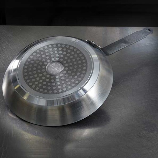 Non-stick stegepande, 28 cm, "Choc Resto Induction HACCP", Rød - de Buyer