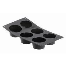 Silicone mold for 6 muffins, 30 x 17.5 cm - "de Buyer" brand