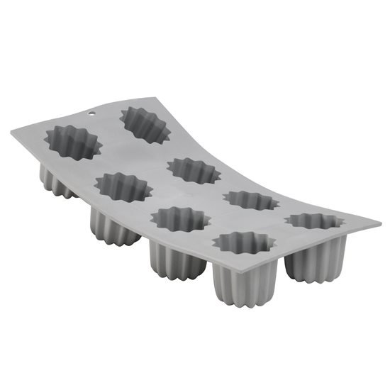 Moule en silicone pour 8 gâteaux, 30 x 17,6 cm - Marque "de Buyer"