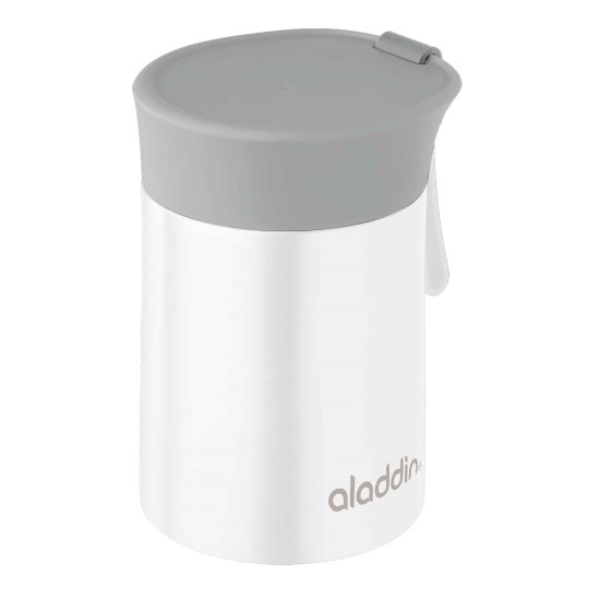 Récipient scellant sous vide « Enjoy Food », en acier inoxydable, 400 ml, Blanc – Aladdin