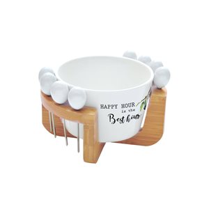 “Kitchen Elements” 10-piece set for serving appetizers - Nuova R2S