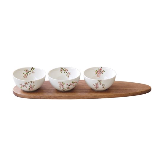 "Sakura" 4-piece set for serving appetizers - Nuova R2S