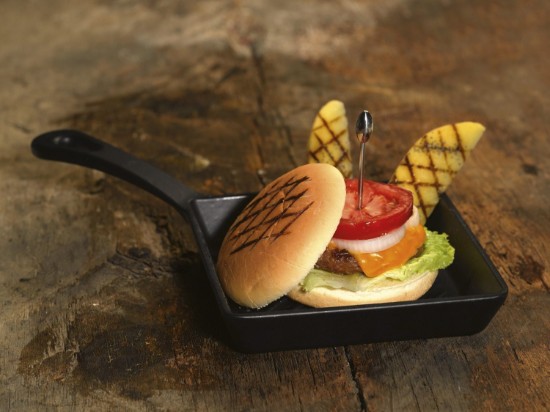 Cast iron grill pan, 16 x 16 cm - LAVA brand