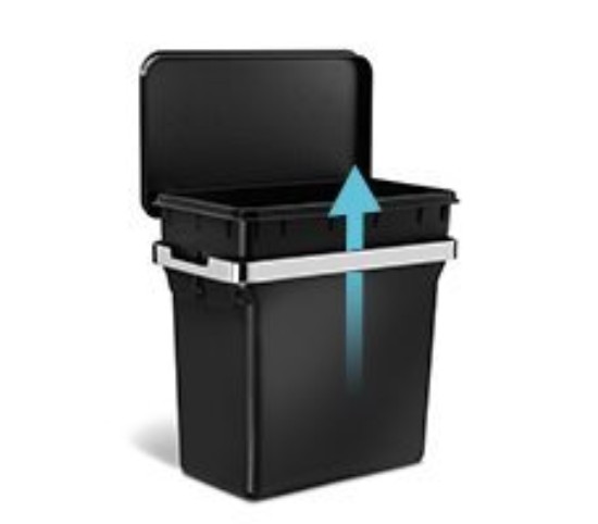 Søppelbøtte, 10 L, plast - simplehuman