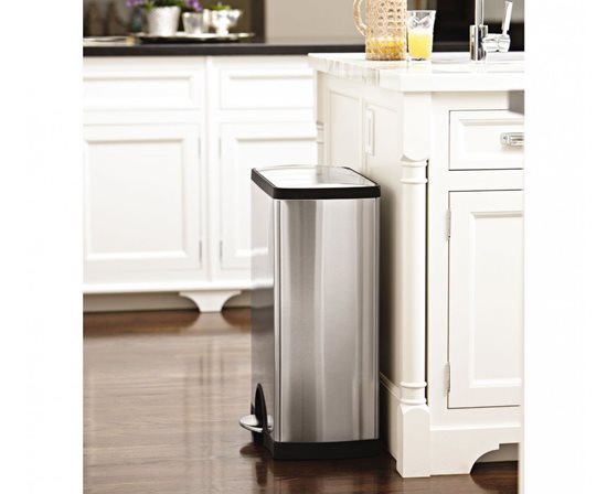 Poubelle à pédale, 50 L, inox - simplehuman