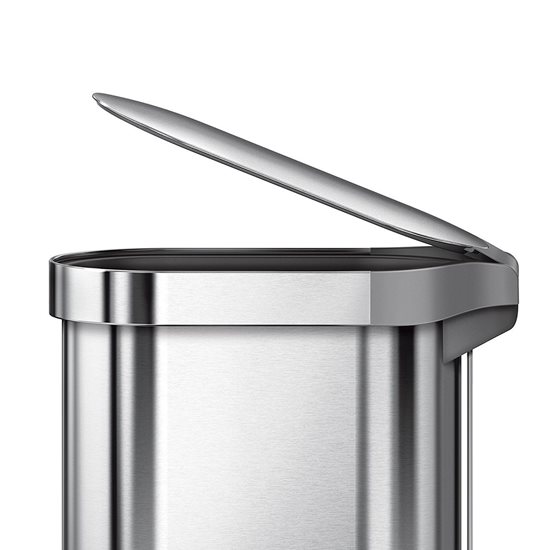 Πεντάλ κάδος απορριμμάτων, 45 L, Stainless Steel - simplehuman