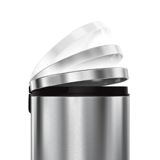 Kanta za smeće sa pedalom, 30 L, nehrđajući čelik - simplehuman