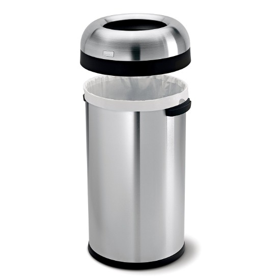 Mülleimer, 80 L, Edelstahl – simplehuman