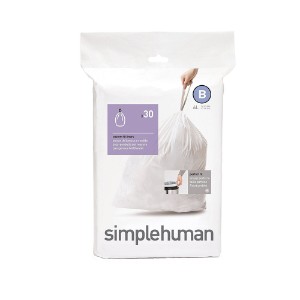 Trash bags, code B, 6 L / 30 pcs., plastic - simplehuman