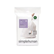 Trash bags, code C, 10-12 L / 20 pcs., plastic - "simplehuman" brand