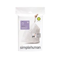 Trash bags, code G, 30 L / 20 pcs., plastic - "simplehuman" brand