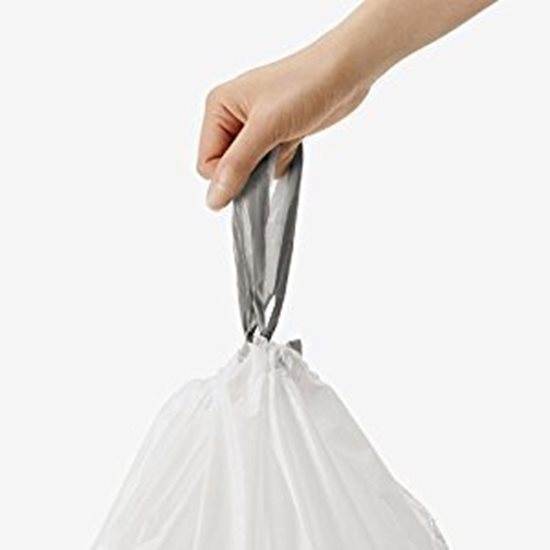 Šiukšlių maišeliai, kodas K, 35-45 L / 20 vnt., plastikiniai - simplehuman