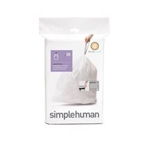 Trash bags, code Q, 50-65 L, 20 pieces, "simplehuman" brand