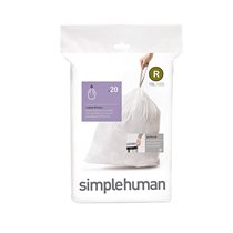 Trash bags, code R, 10 L / 20 pcs., plastic - "simplehuman" brand
