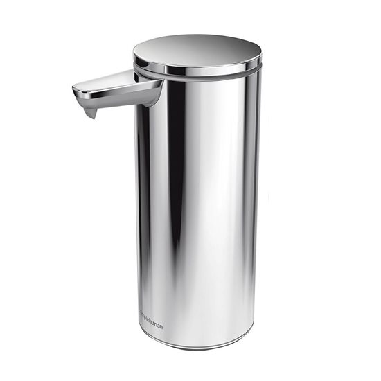 Dispenser tas-sapun likwidu b'sensor, 266 ml - marka "simplehuman".