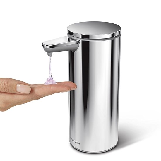 Dávkovač tekutého mýdla se senzorem, 266 ml - značka "simplehuman".