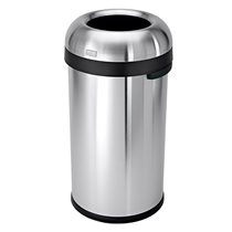 Trash can, 80 L, stainless steel - "simplehuman" brand