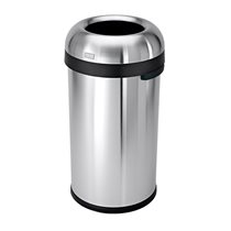 Trash can, 60 L, stainless steel - "simplehuman" brand