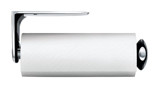 Paper towel roll holder, 33.3 cm, stainless steel - simplehuman