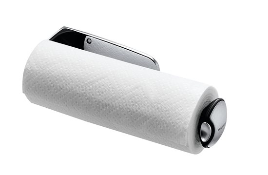 Paper towel roll holder, 33.3 cm, stainless steel - simplehuman