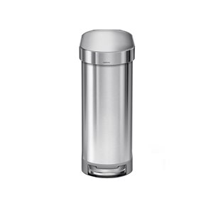 Trash can with pedal, 45 L, Stainless Steel - "simplehuman" brand