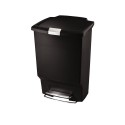 Cubo De Basura Con Pedal, 45 L, PláStico, Negro - Simplehuman-image