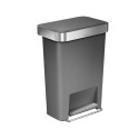 Cubo De Basura Con Pedal, 45 L, PláStico - Simplehuman-image