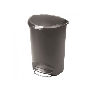 Cubo de basura con pedal, 50 L, plástico - simplehuman