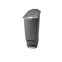 Trash can with pedal, 40 L, plastic - "simplehuman" brand