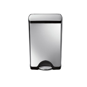 Poubelle à pédale, 38 L, inox - simplehuman