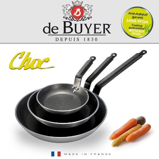"CHOC" tapadásmentes serpenyő, 26 cm - "de Buyer" márka