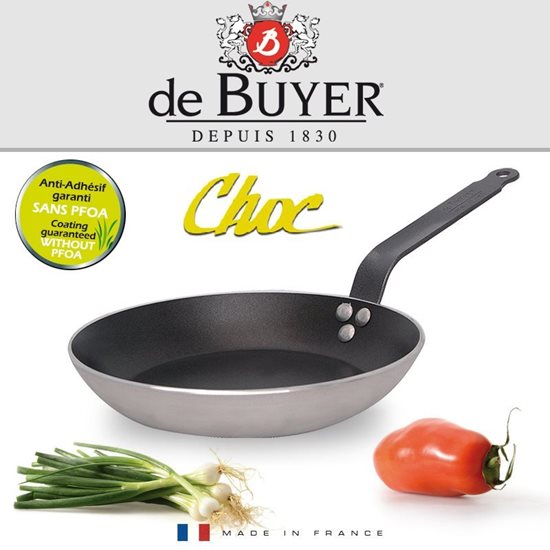 Сковорода с антипригарным покрытием "CHOC", 30 см - марка "de Buyer"