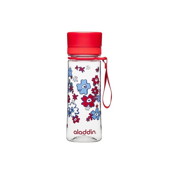 Aveo plastflaske 350 ml, Rød - Aladdin