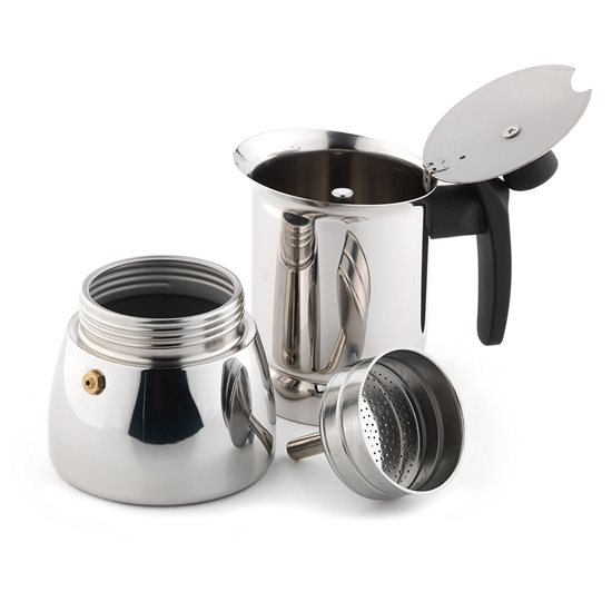 "Cafe Ole Classic" espresso maker made of stainless steel, 240 ml - Grunwerg 