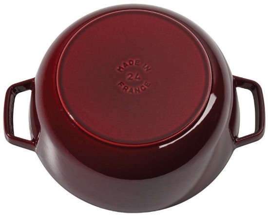 Sáspan iarann teilgthe, 24cm/3.6L, "Essential", Grenadine - Staub