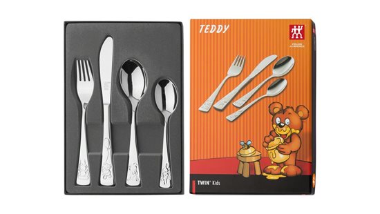 Cutlery set for children, 4 pieces, TEDDY - Zwilling