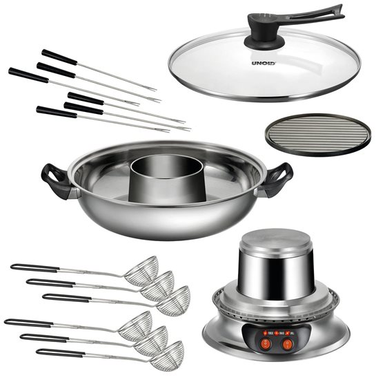 Asia Fondue Gerät, 1950 W - Marke UNOLD