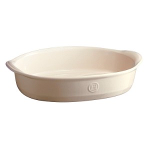 Oval ceramic tray 35 x 22.5 cm/2.3 l, <<Clay>> - Emile Henry